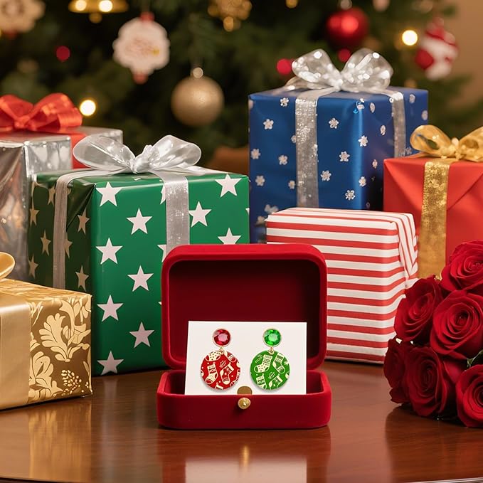 CHGCRAFT 4 Pcs Christmas Polymer Clay Texture Sheets Knitted Patterns Silicone - Image 7