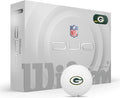 WILSON 2025 Duo Soft NFL Golf Ball - 12 Balls, White, Atlanta Falcons