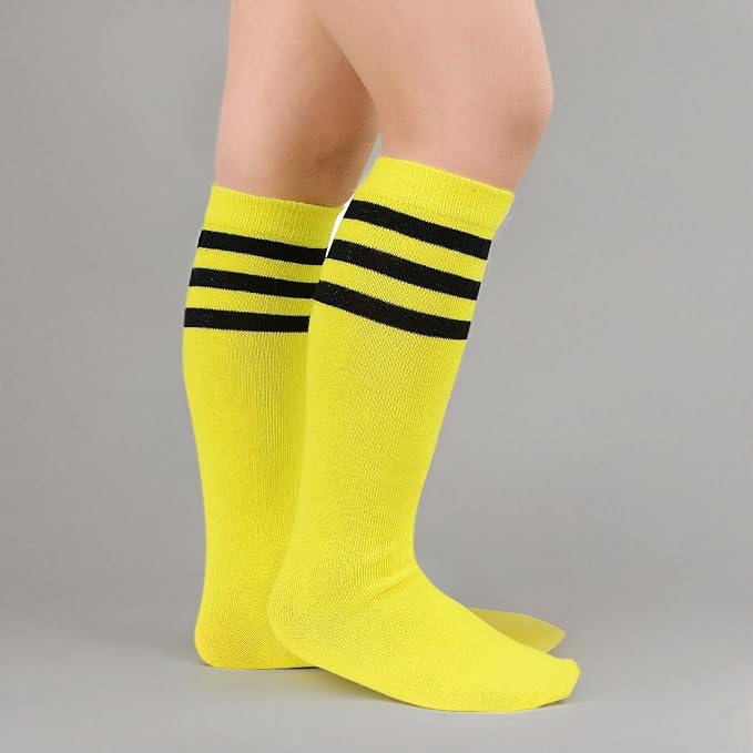 American Trends Kids Toddler Soccer Socks Youth Baseball Softball Football Socks Knee High Accessories for Girls