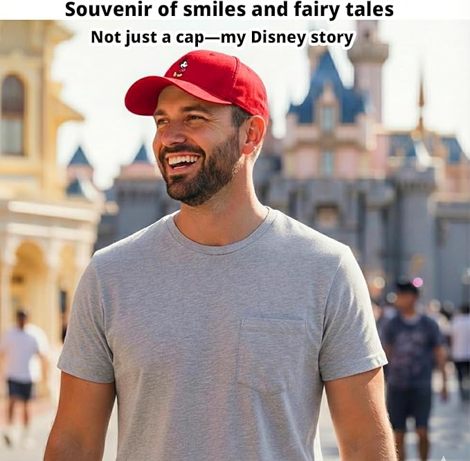 Disney Adult Baseball Cap, Mickey Mouse Adjustable Dad Hat