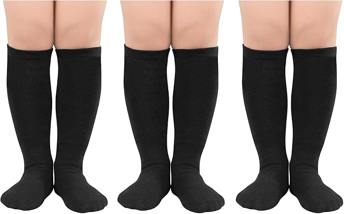 American Trends Kids Toddler Soccer Socks Youth Baseball Softball Football Socks Knee High Accessories for Girls