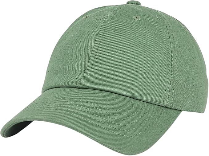 Classic Dad Hat Cotton, Low-Profile Plain Baseball Cap, Adjustable, Breathable and Packable