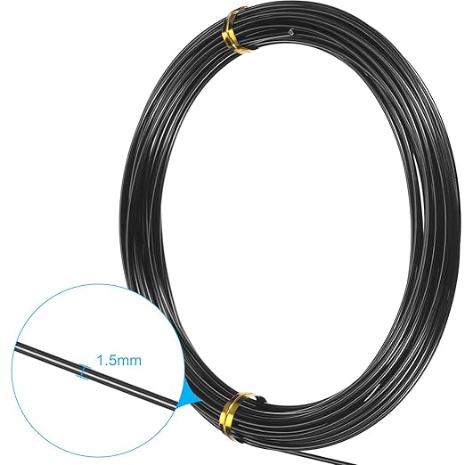TecUnite Aluminum Craft Wire for Sculpting Armature Bendable Craft Wire for DIY - Image 2