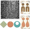 CHGCRAFT Polymer Clay Texture Sheets Sandpaper Texture Silicone Clay Texture by chgcraft