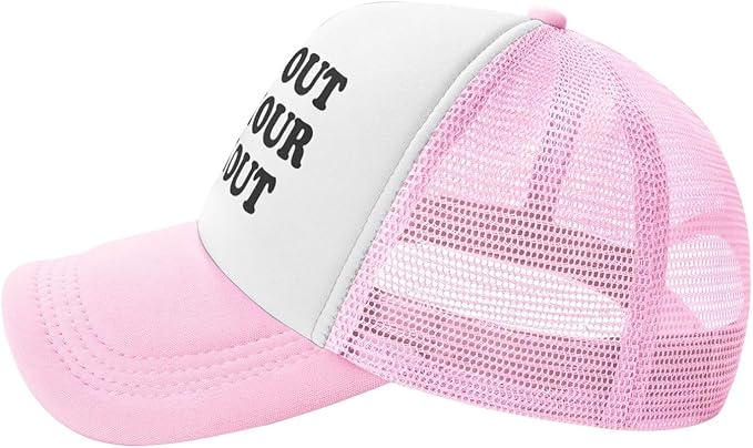 Funny Trucker Hat Funny Gag Gifts Snapback Hat for Adult Humor Fishing Cap Adjustable Mesh Sport Baseball Caps for Women Men