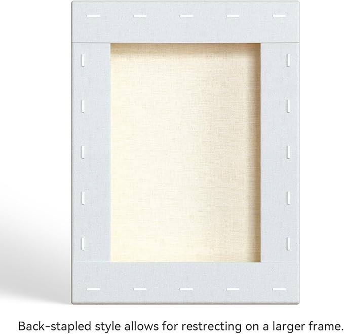 PHOENIX 9x12 Inch 4 Pack Artist Canvas - Image 3
