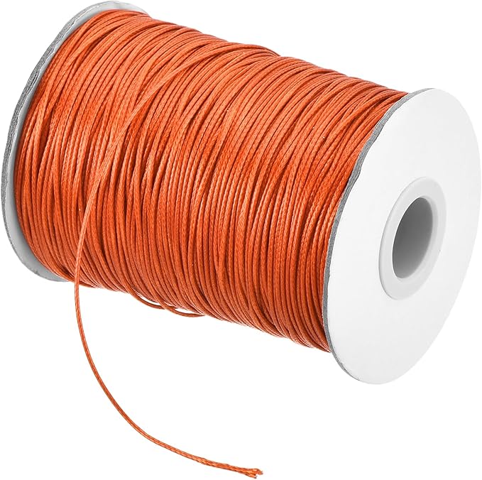 MECCANIXITY Waxed Cord 0.8mm Waxed Polyester Cord 175 Yard Wax String by MECCANIXITY