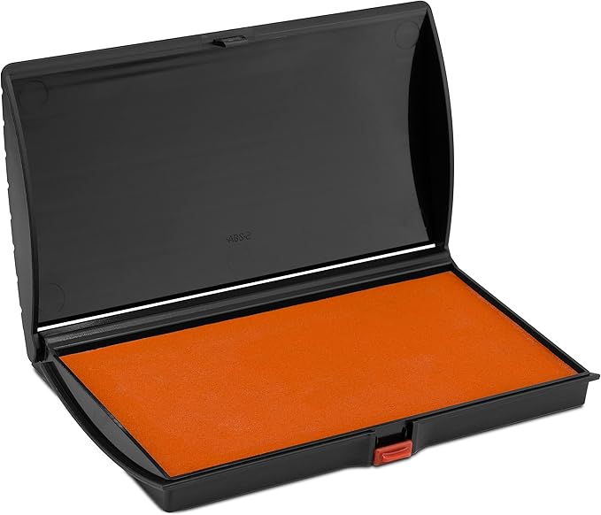 Large Premium Orange Ink Stamp Pad by Rubber+Stamp+Creation