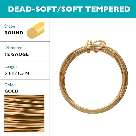 The Beadsmith Wire Elements Craft Wire – Tarnish Resistant, Soft Temper - Image 2