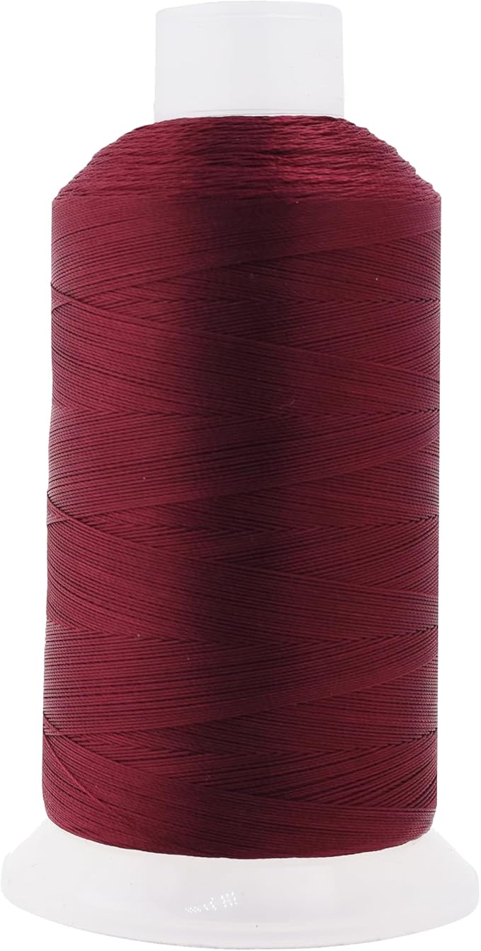 Mandala Crafts Wine Heavy Duty Thread -1500 Yds Tex 90 Thread by MandalaCrafts