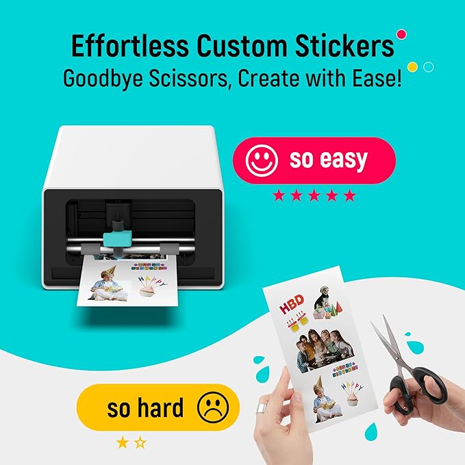 Liene PixCut S1 Color Sticker Printer & Cutting Machine - Image 10