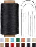 DIUDUS 218 Yards Waxed Thread, Leather Sewing Waxed Thread by Diudus