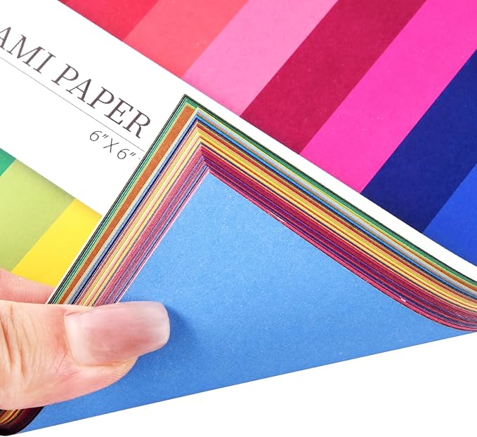 Origami 6x6 Paper Kit 150 Sheets 150 Vivid Colors Double Sided Same Printed - Image 6