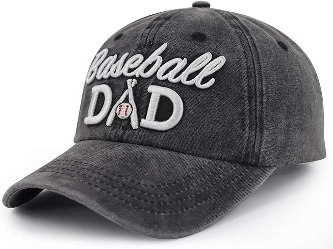 Funny Embroidered Baseball Mom Baseball Cap for Women, Adjustable Cotton Sun Hat for Mama Grandma