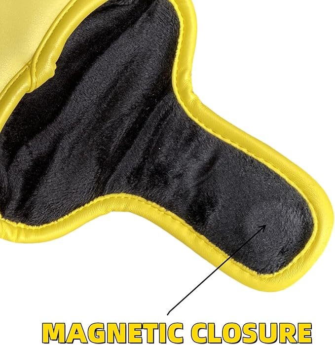 Golf Mallet Putter Head Cover Headcovers Fruit Style Golf Square Mallet Putter Cover with Magnetic Closure - Premium Golf Club Covers Accessories for Men