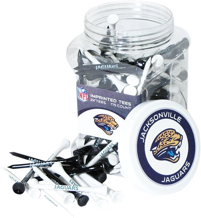Team Golf NFL Green Bay Packers Jar Of 175 Golf Tees 2-3/4" Golf Tees, 175 Pack, Regulation Size, Multi Team Colors