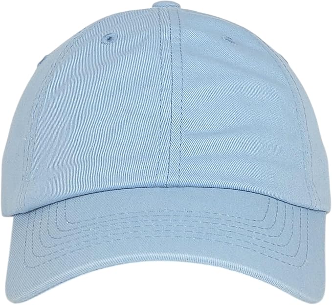 Classic Dad Hat Cotton, Low-Profile Plain Baseball Cap, Adjustable, Breathable and Packable