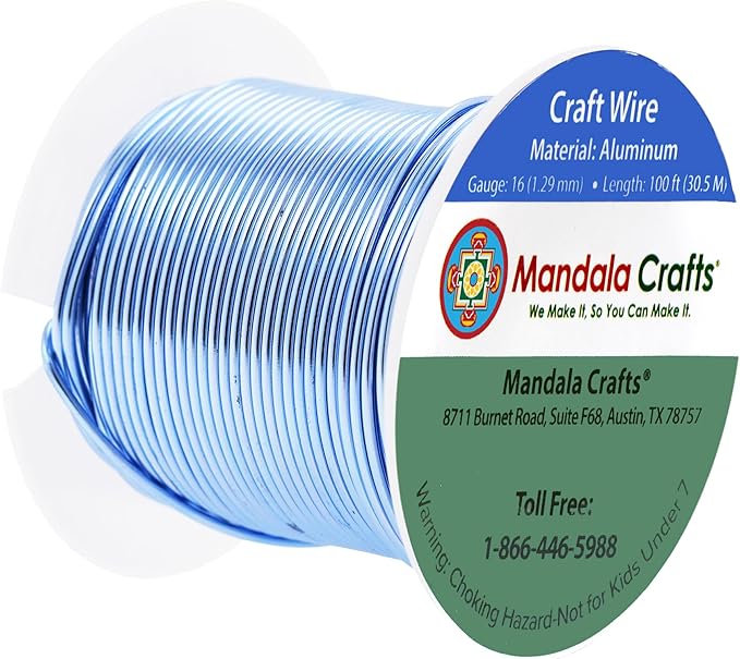 Mandala Crafts 16 Gauge Anodized Aluminum Craft Wire - Image 2