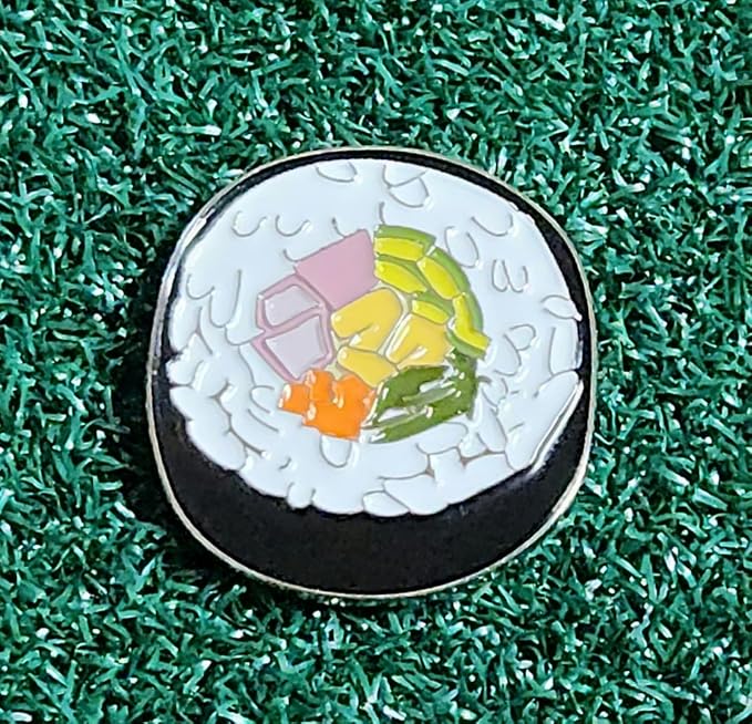 Food & Drink Golf Ball Markers with Hat Clip – Funny Magnetic Golf Accessories & Unique Gifts for Golf Lovers