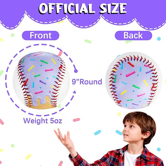 Baseballs PVC 9in Practice Baseball for Training Hitting Lifestyle Decor Ideal Personalized Inspired Gifts for Players Coaches Moms
