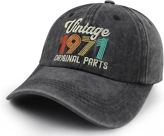 90th 80th 70th 60th 50th 40th 30th Birthday Gifts for Women Men, Vintage 1936 1946 1956 1966 1976 1986 1996 Hat