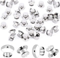 DECYOOL 20PCS Metal Locking Pin Backs, Pin Keepers Clasp Pin Backs Locking by DECYOOL