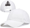 ZTL Women's High Ponytail Baseball Cap Performance Running Hat Quick Dry Mesh Sports Cap Unstructured Dad Trucker Hats