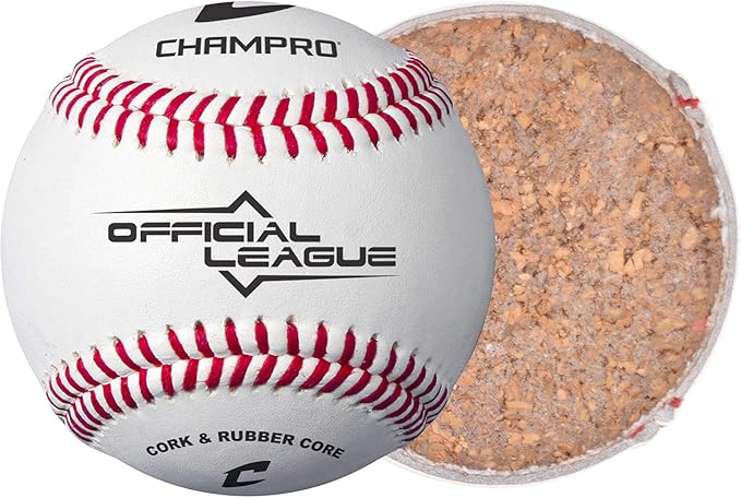 CBB-90 Durahide Cover Baseballs in a Black Champro Bucket – 30 Balls and one Rods Can Sleeve Included