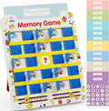Matching Memory Game for Kids Ages 3 4 5 6 7 8 9, 8 Double-Sided Cards Board by GEMKARRY