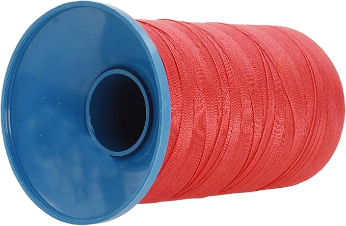 Mandala Crafts Bonded Nylon Thread Red Heavy Duty Sewing Threads - Image 2