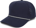 Funky Junque Performance Waterproof Golf Rope Hat – Cool Breathable Workout 5 Panel Snapback Cap for Men