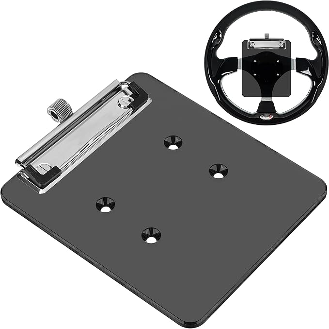 Golf Cart Scorecard Holder with Pencil Holder for Club Car/EZGO/YA/Icon/Star Car/Excar and Other Most Golf Carts. Clear/Black-Tinted are Available 5mm Thick Acrylic and More Sturdy.