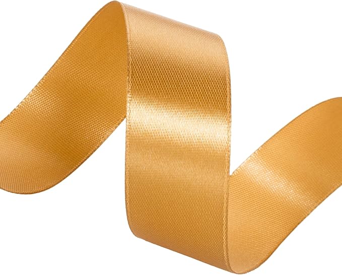 1 Copper Solid Satin Ribbon, 50 Yards Craft Fabric Ribbon - Image 4