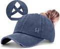 ZTL Women's High Ponytail Baseball Cap Performance Running Hat Quick Dry Mesh Sports Cap Unstructured Dad Trucker Hats