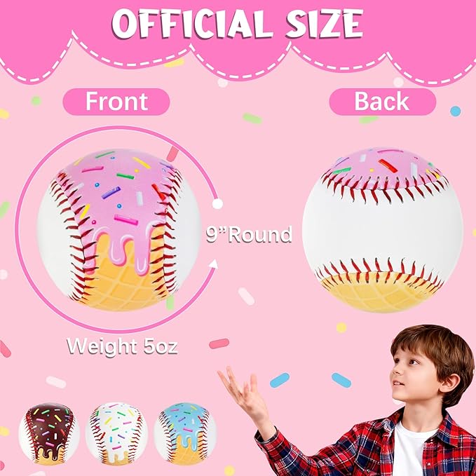 Baseballs PVC 9in Practice Baseball for Training Hitting Lifestyle Decor Ideal Personalized Inspired Gifts for Players Coaches Moms