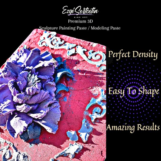 3D Sculpture Painting Paste|Texture Paste|Decorative Plaster|Ready to - Image 7