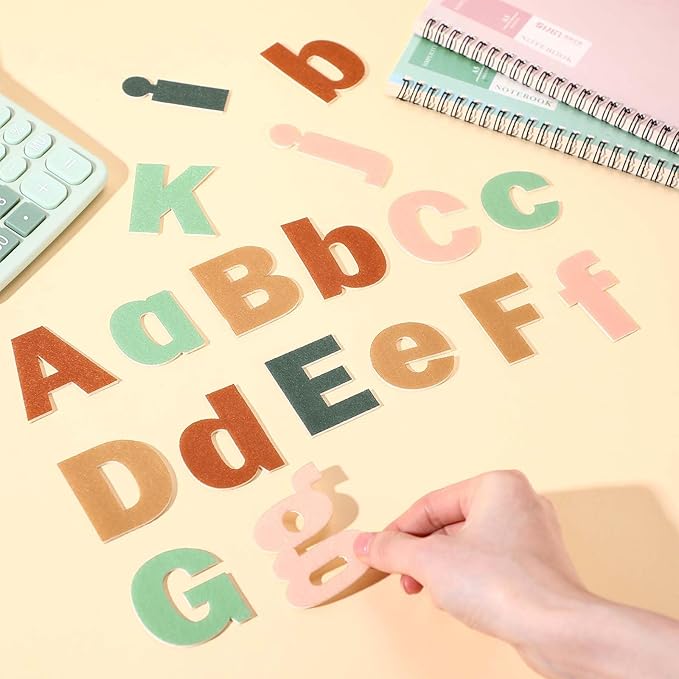 Breling 310 Pieces Felt Bulletin Board Letters Sticker - Image 5