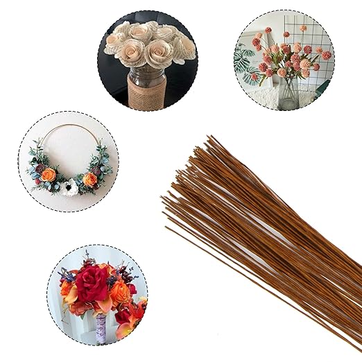 DECORA 18 Gauge Brown Floral Wire - Image 4
