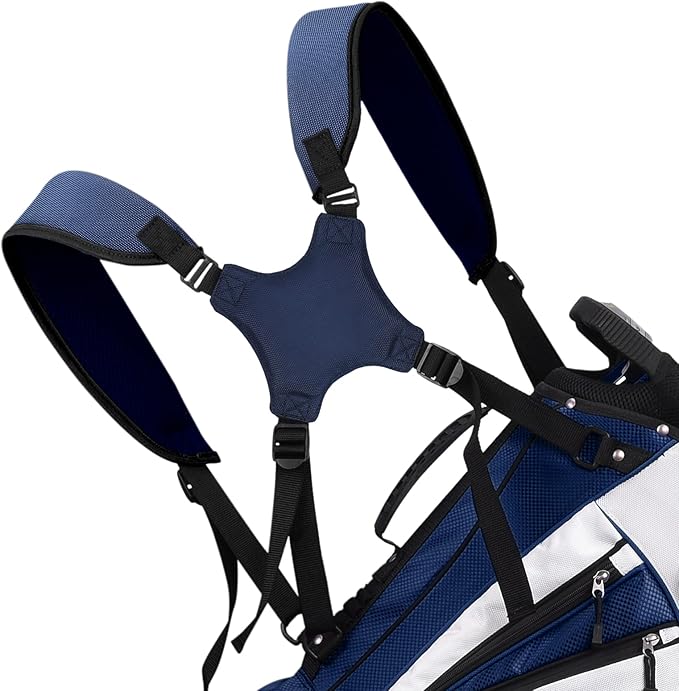 Golf Bag Strap Replacement Comfort Double Shoulder Adjustable Strap Padded Golf Carrying Bag Strap