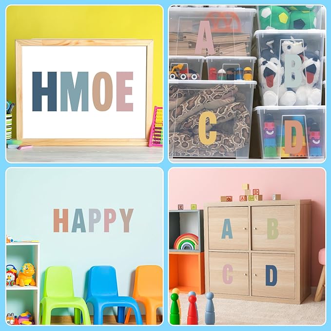 232 Pcs Large Boho Bulletin Board Letters, 4 Inch Letter Stickers Self - Image 7