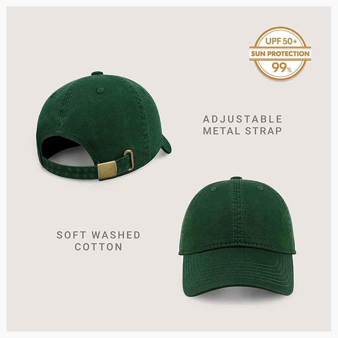 CHOK.LIDS Everyday Premium Dad Hat Unisex Cotton Baseball Cap for Men and Women Adjustable Lightweight Polo Style Curved Brim