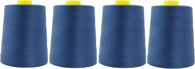 Mandala Crafts 4 Pack of Serger Threads Cones Spools by MandalaCrafts