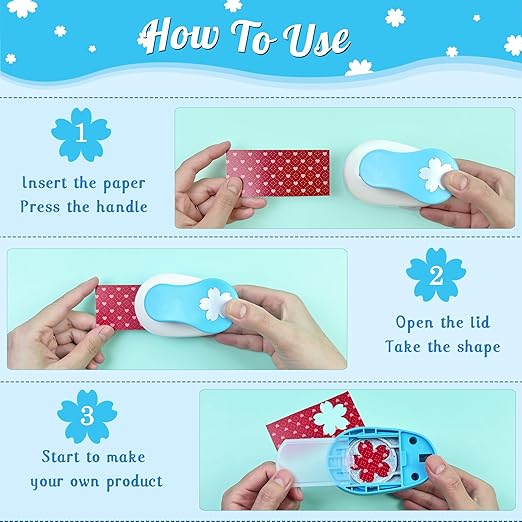 Flower Hole Punch for Paper Crafts, 1.5-Inch Across, Cherry Blossoms Punch - Image 4