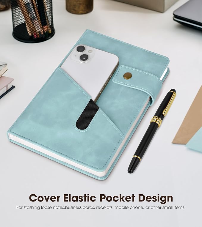 A5 Lined Leather Journal Notebook - Image 3