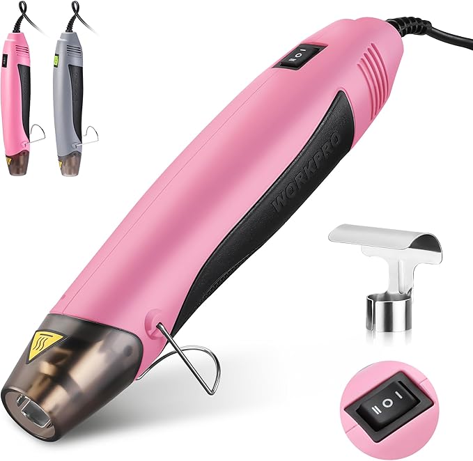 WORKPRO Heat Gun, 400W Mini Hot Air Gun by WORKPRO