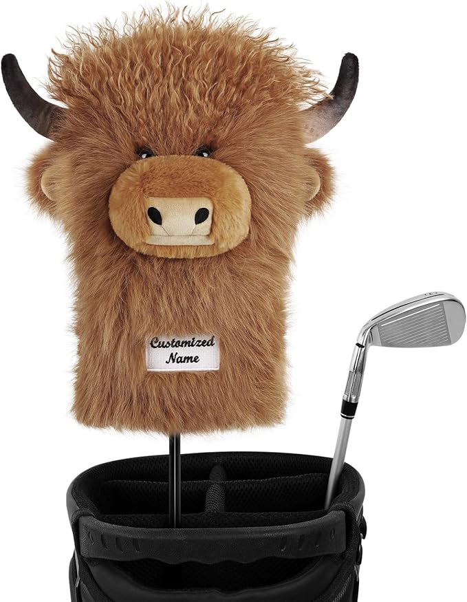 mytag Driver Head Cover, Ultra Premium Plush | Funny Driver Headcover, Tour Quality Golf Club Cover Long Sock Protect