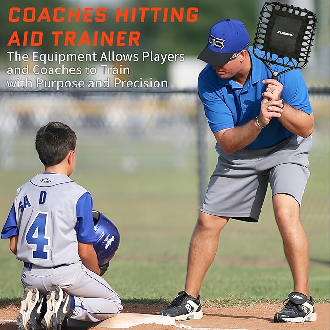 Baseball Racket for Fly Balls, 19-Ounce Fungo Racket Bat, Scientific Weighted Baseball/Softball Racquet, Baseball Training Equipment for Coaches and Parents
