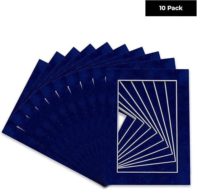 Pack of Ten Acid Free 11x14 Mats Bevel Cut - Image 2