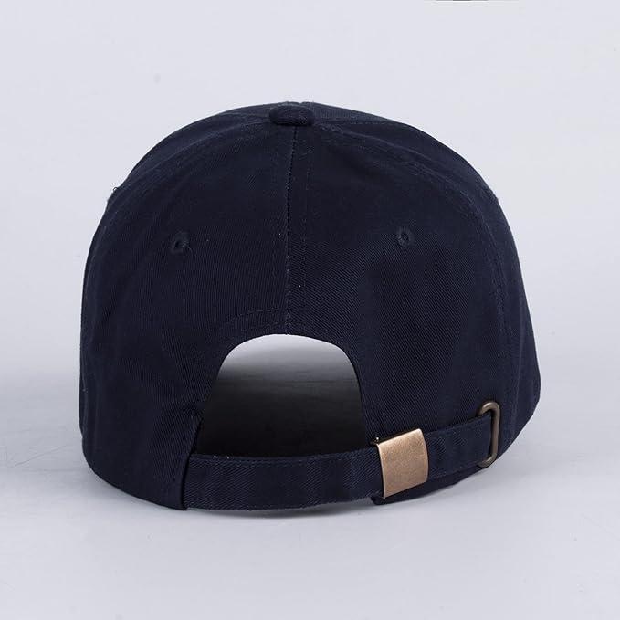 LANGZHEN Unisex Baseball Cap 100% Cotton Fits Men Women Washed Denim Adjustable Dad Hat