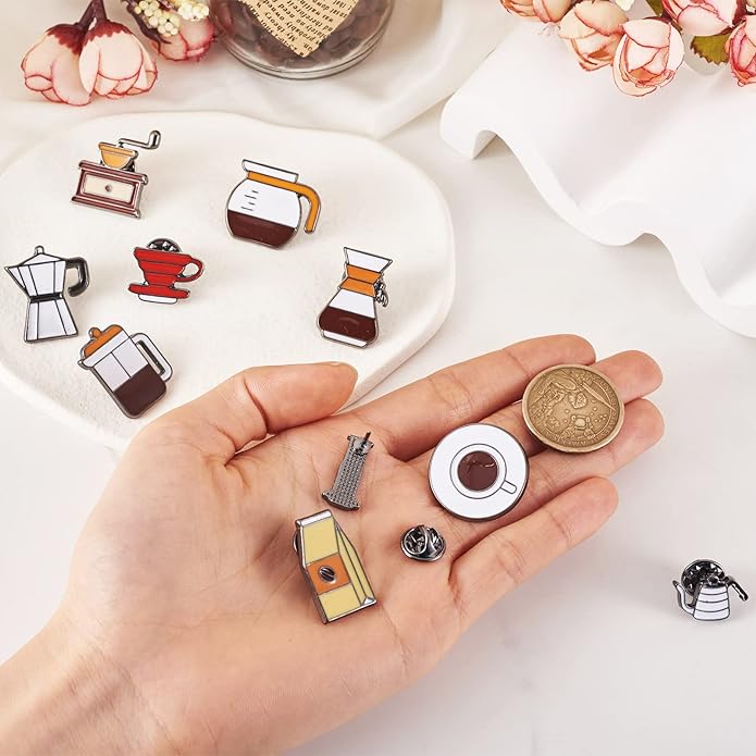 Mixed Enamel Pins for Backpacks, Beadthoven Cute Enamel Brooch Pins Set - Image 7
